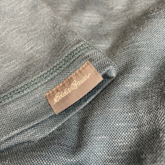 Eddie Bauer active cut blue polo sz tall XL - Picture 6 of 9